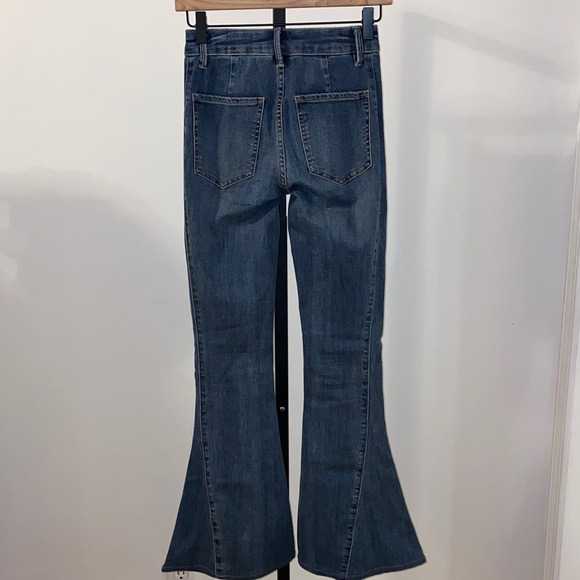 We The Free Dream Lover Flare Bellbottom Jeans Size 24 - Picture 7 of 16